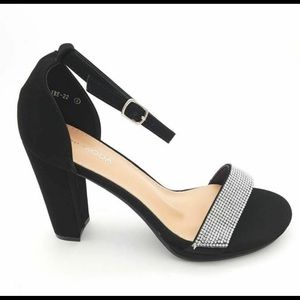 TOP MODA Womens Claire Sandals Block Heels NEW